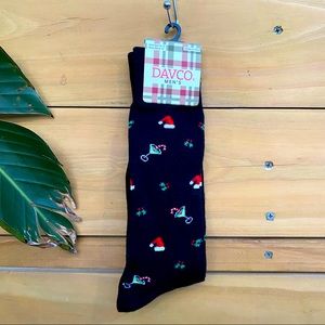 Davco Men’s Socks Christmas Martinis Sock Sz 10-13